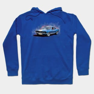 Blue 1968 Mustang Hoodie